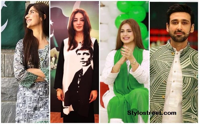 Pakistani Celebrities Independence Day 14 August Dresses 2022