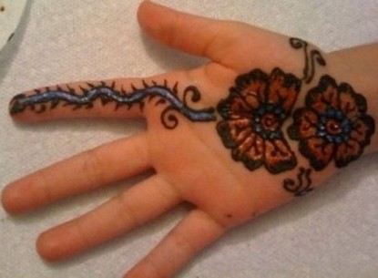 Awesome Collection of Latest Mehndi designs for Kids