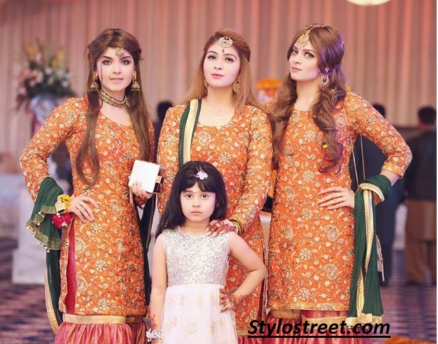 Latest Pakistani Girls Mehndi Dresses 2018 19 For Women Stylostreet