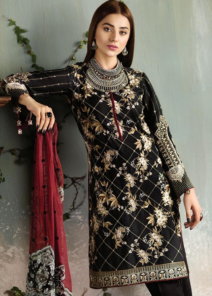 New Silk Winter Collection 2019 BY Famous Pakistani Fashion Brand Resham Ghar