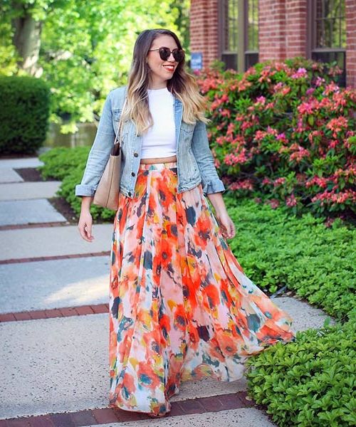 Top 15 Street Style ideas to Wear Maxi Skirts for Women