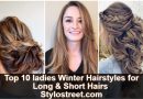 Top 10 ladies Winter Hairstyles for Long & Short Hairs 2021