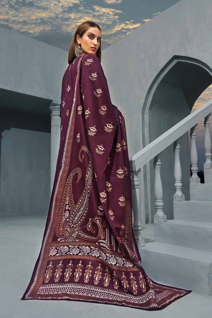 Gul Ahmed PoshakeChinar Embroidered Winter Shawl Collection 2019