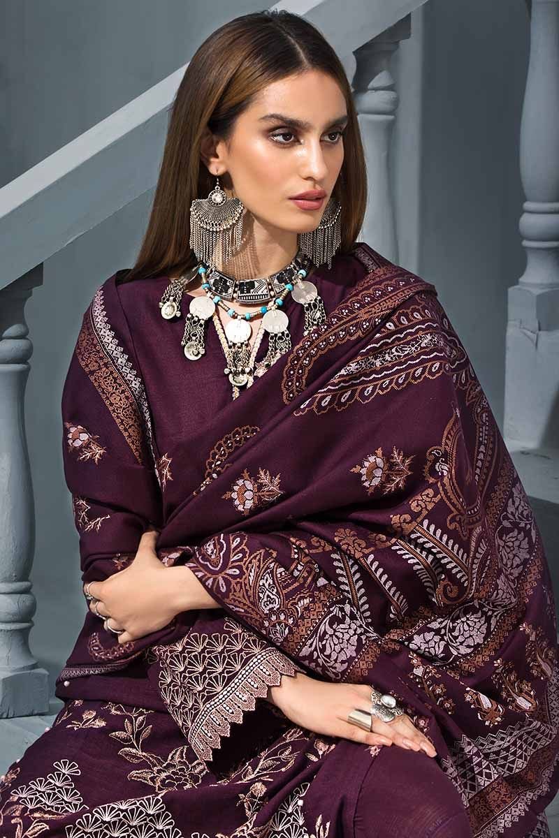 Gul Ahmed PoshakeChinar Embroidered Winter Shawl Collection 2019