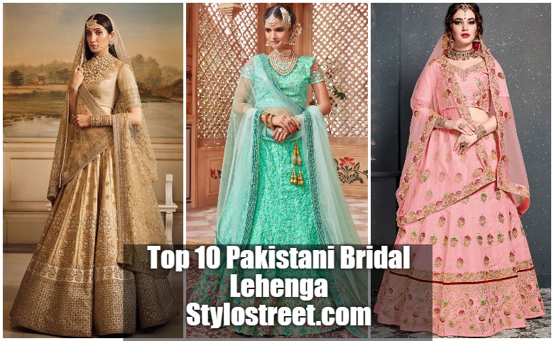 pakistani bridal lehengas