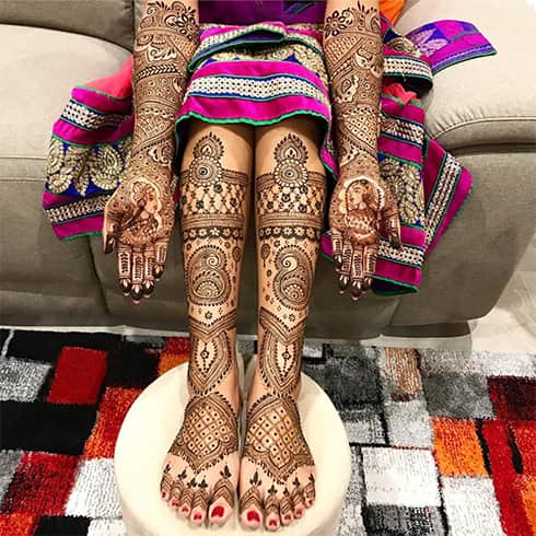 Hand & foot Bridal Mehndi Designs