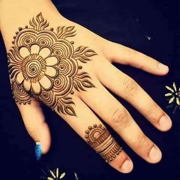 Flower Mehndi Designs