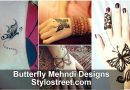 100+ Butterfly Mehndi Designs