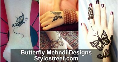 100+ Butterfly Mehndi Designs