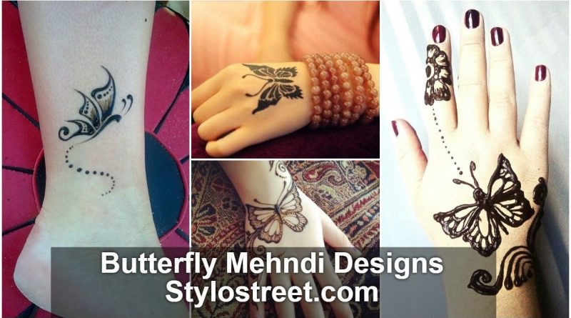 100+ Butterfly Mehndi Designs