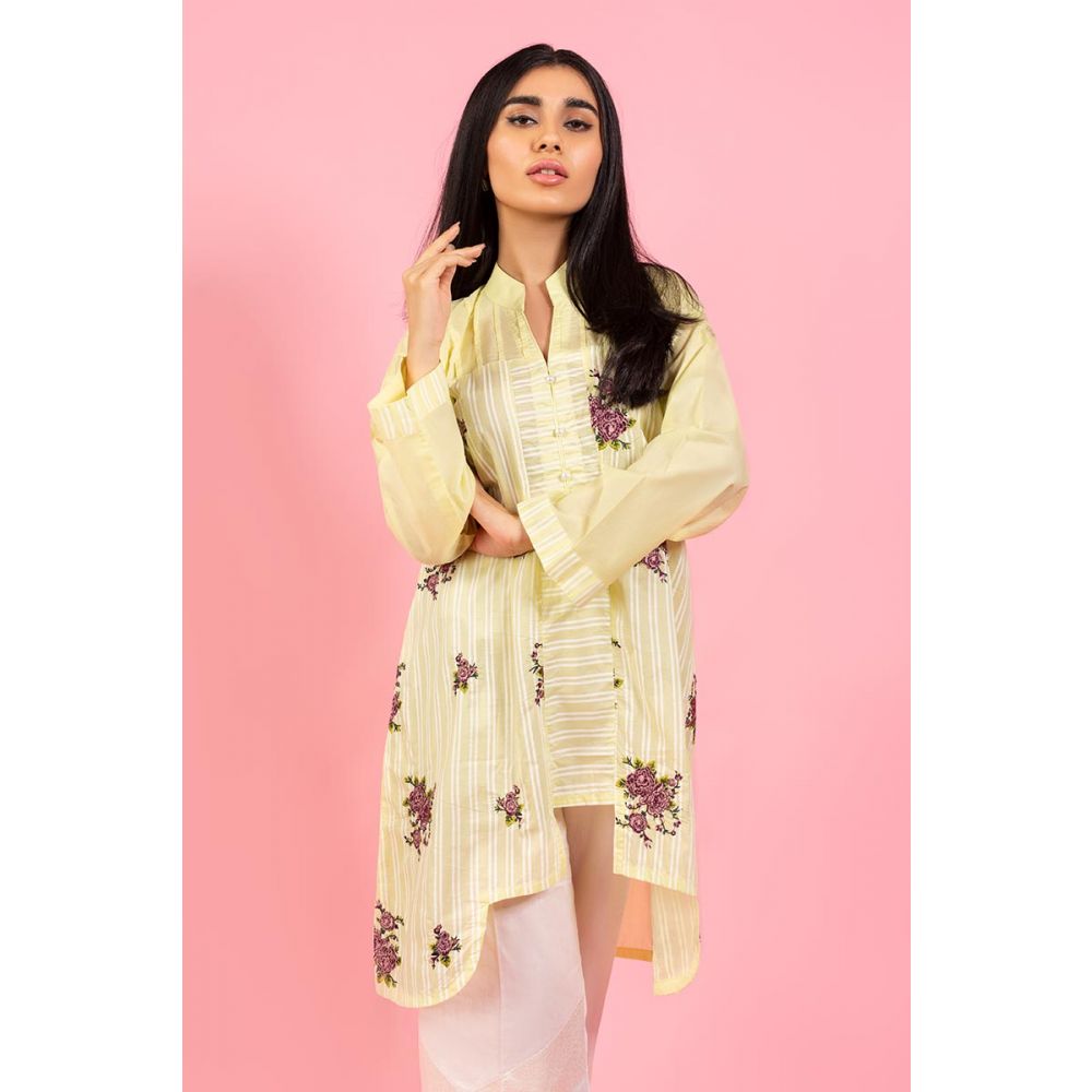 Gul Ahmed Light Brown Dress