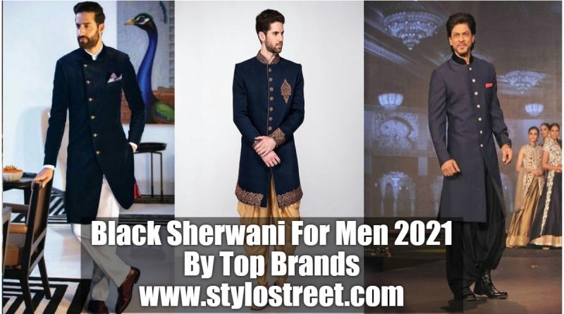 Black Sherwani For Groom Pakistan