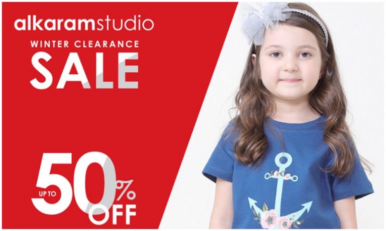 Alkaram Studio Kidswear Winter Sale 50% off Collection 2026