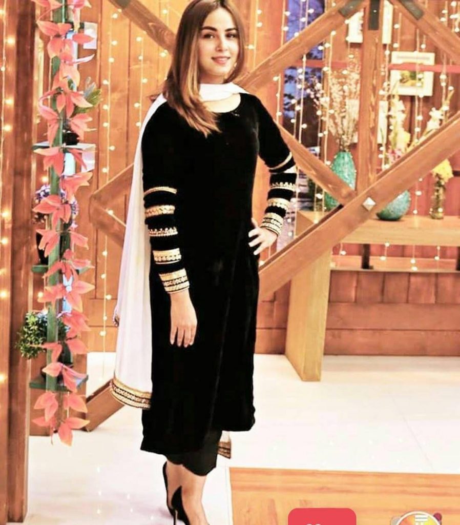 Simple black Dress pakistani
