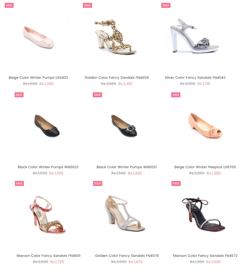 Stylo Shoes Summer Surprise Sale 2021 Upto 51% off