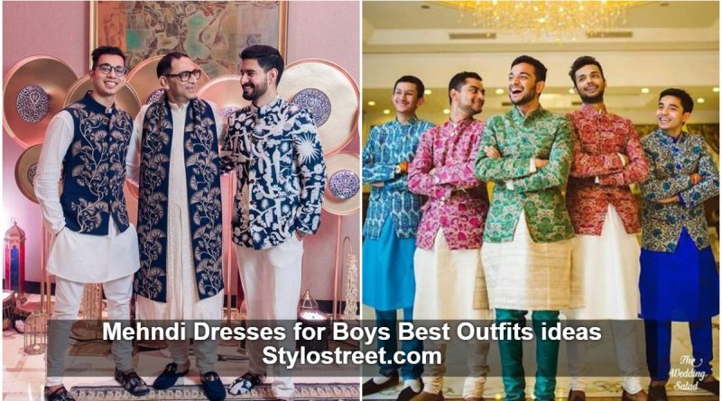 Mehndi Dresses for Boys