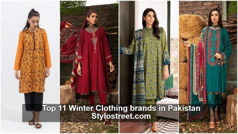 Top 11 Winter Female Clothing brands in Pakistan 2026
