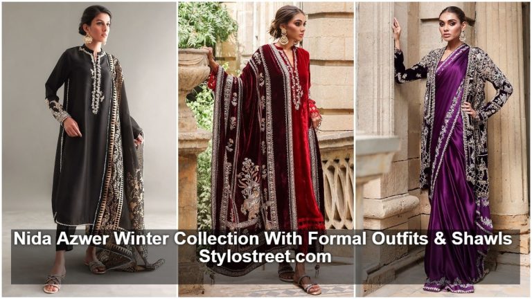 Nida Azwer Winter Collection With Formal Outfits & Shawls 2025