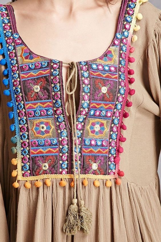 Mirror Work Dresses Designs 2022