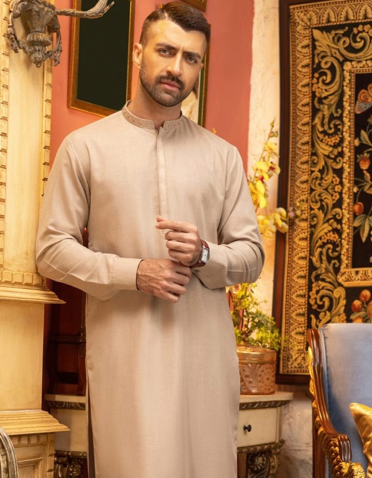 Junaid Jamshed Men's Lawn Sale Collection 2024 Designs