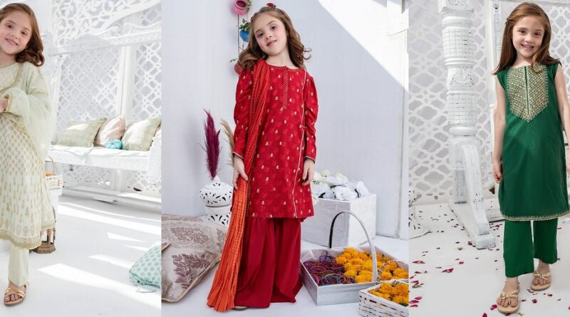 J. Eid Dresses For Kids Wear