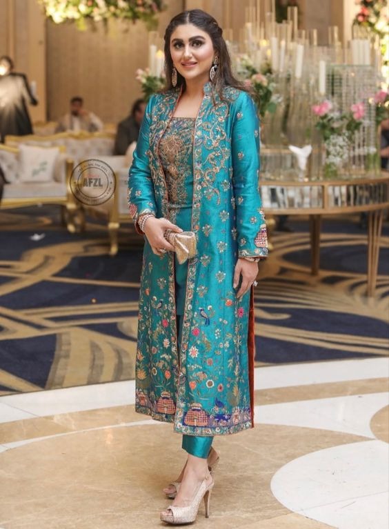 Double Shirt Gown Style Dresses ideas 2024 in Pakistan