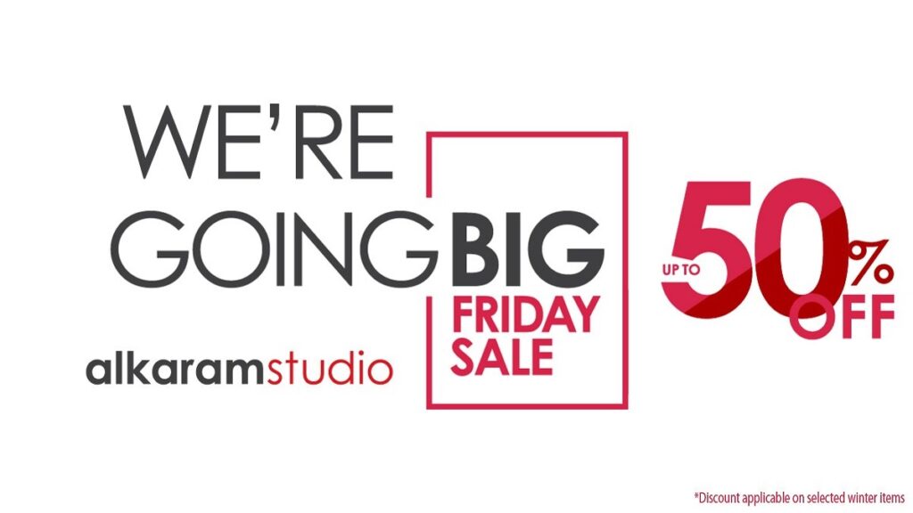 Alkaram Studio Big Friday Sale