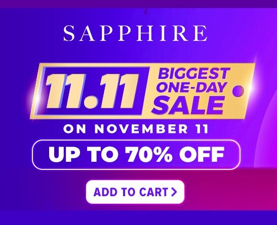 Sapphire 11 11 Sale