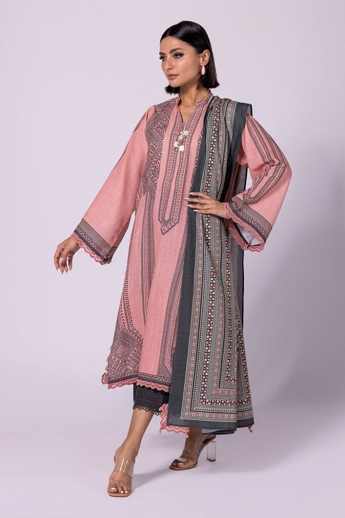 Khaadi Winter Collection 2023 Unstitched With Price - BrownandSouth