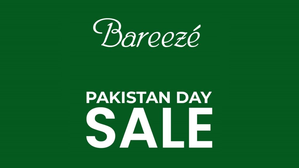 Bareeze Pakistan Day Sale