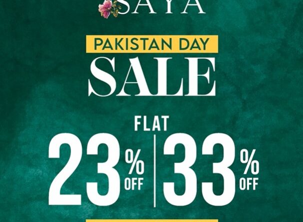 Saya Pakistan Day Sale 2023