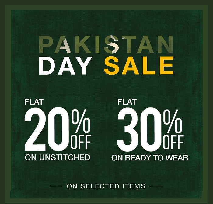 Lakhany Pakistan Day Sale