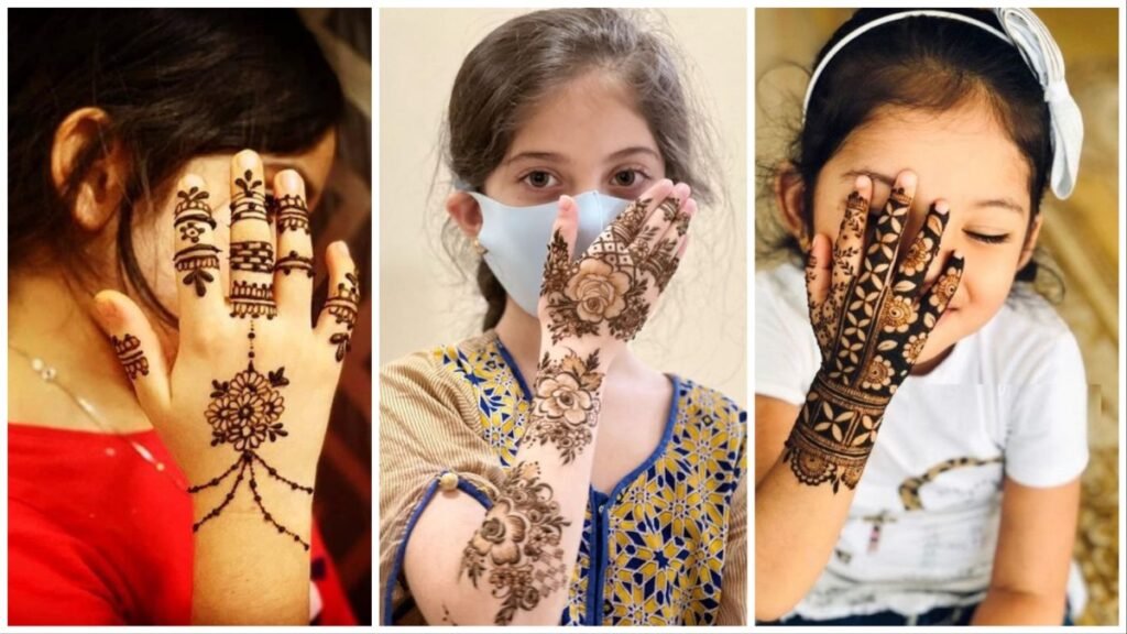 New Kids Eid Mehndi Designs 2023