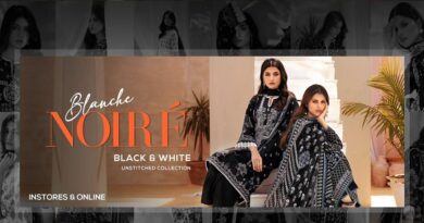 Gul Ahmed Black & White Collection 2023