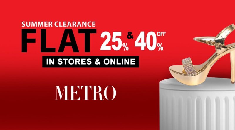 Metro Shoes Summer Clearance Sale 2023