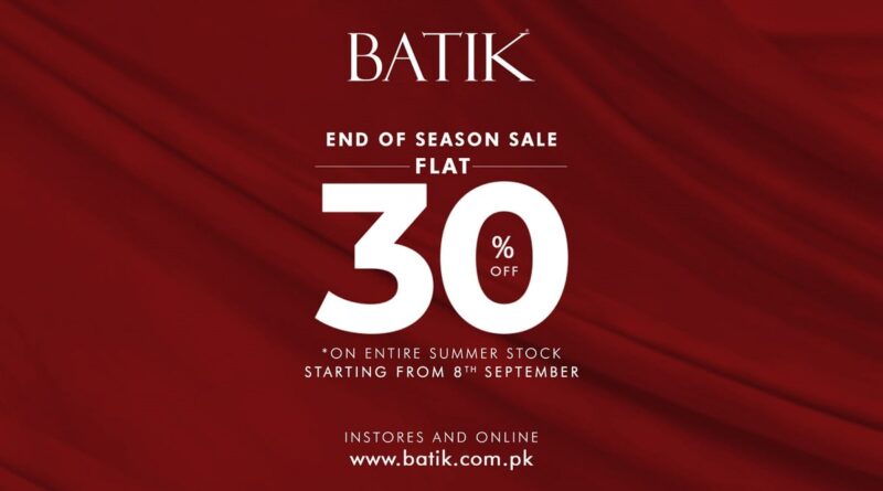 Batik Season End Sale 2023