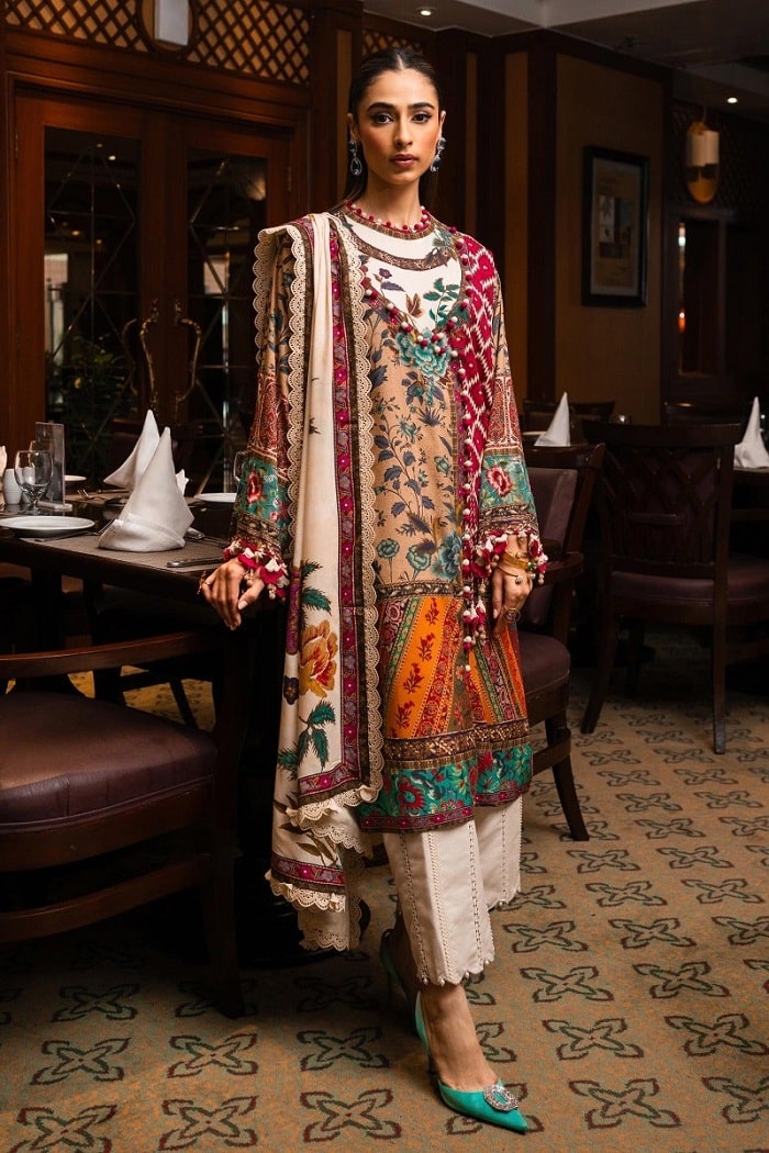 Sana Safinaz | Muzlin Winter 2024 |  M243-005A-3CO