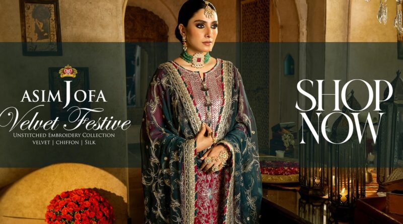 Asim Jofa Winter Velvet Collection 2023