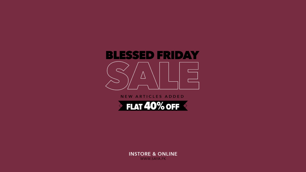 Saya Blessed Friday Sale