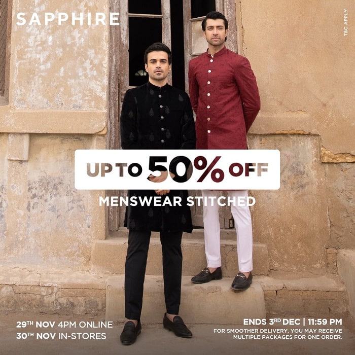 Sapphire Winter Sale 2023 Upto 50% Off