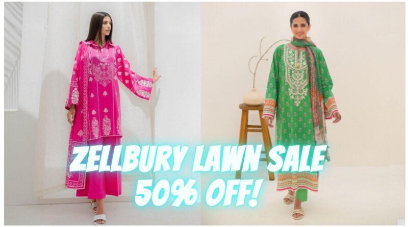 Zellbury Lawn Sale 50% Off