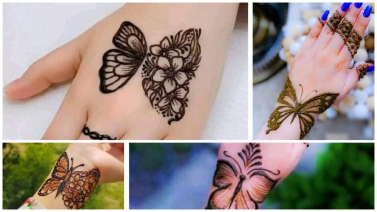 Simple Butterfly Mehndi Designs For Eid 2026