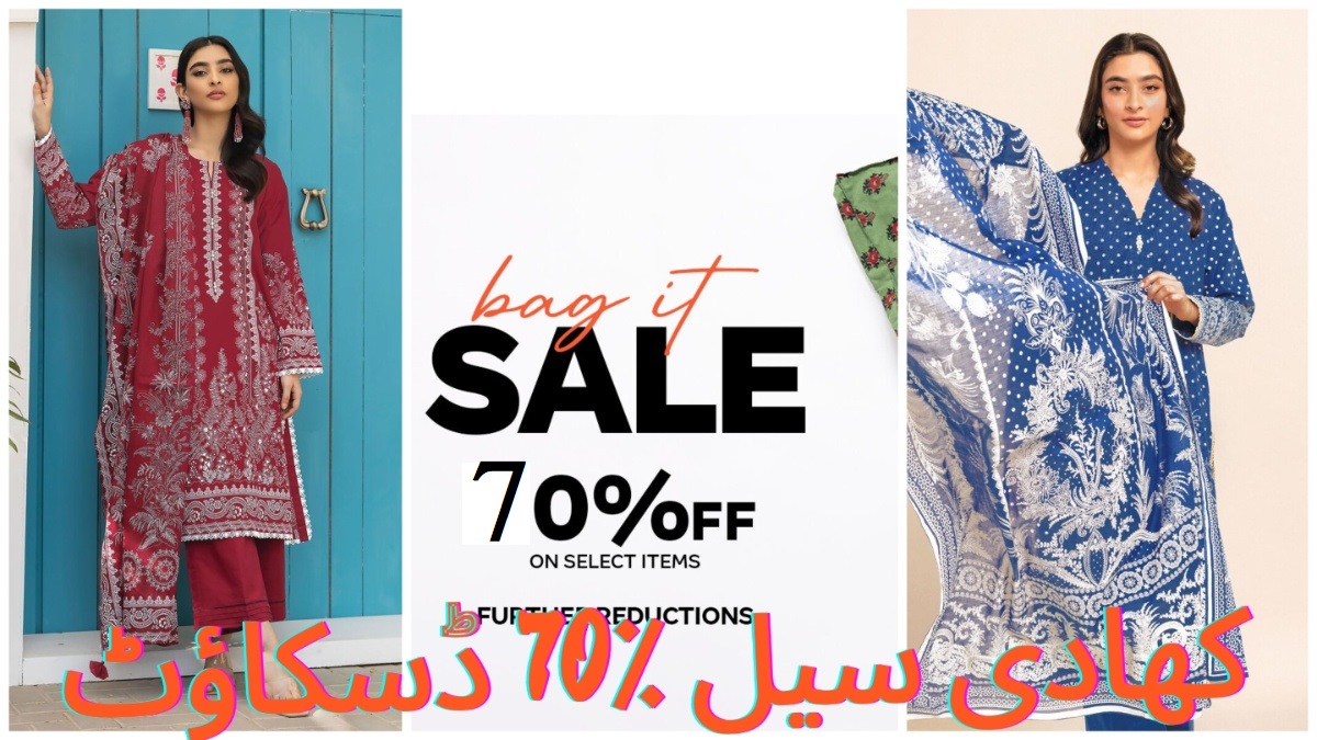 khaadi sale 70% off