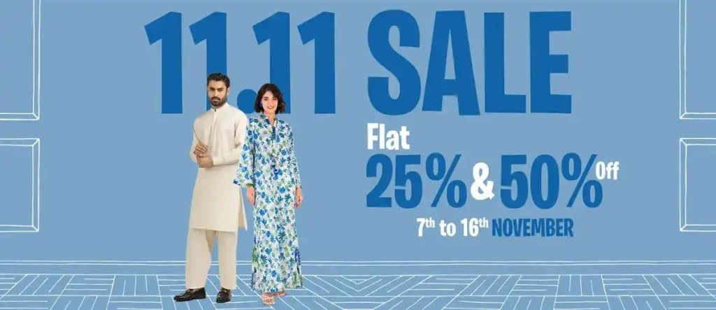 Gul Ahmed 11.11 Sale