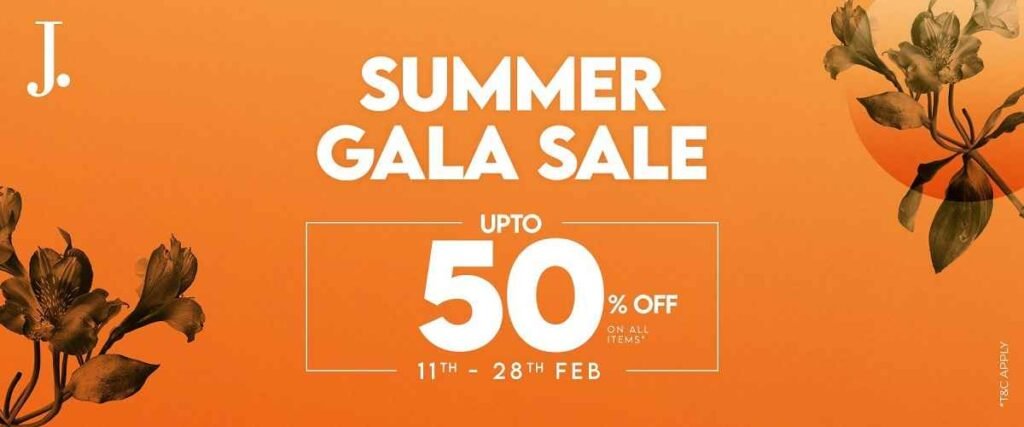 j. summer gala sale 2025