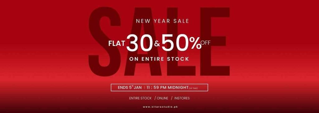 Sitara Studio New Year Sale