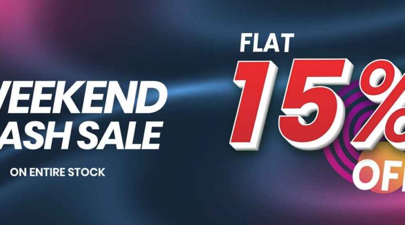 Borjan Weekend Flash Sale