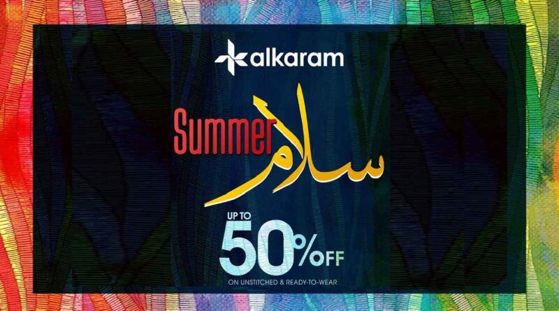 Alkaram Studio Sale 50% off