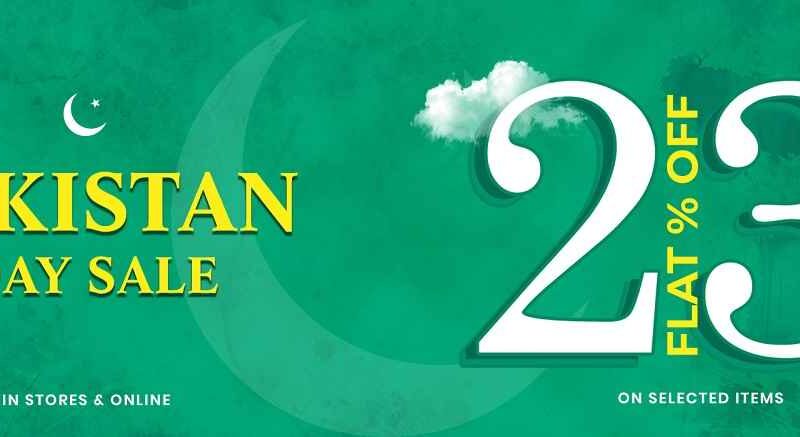 Borjan Pakistan Day Sale