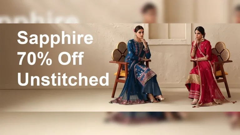 Sapphire Sale 70% Off Unstitched